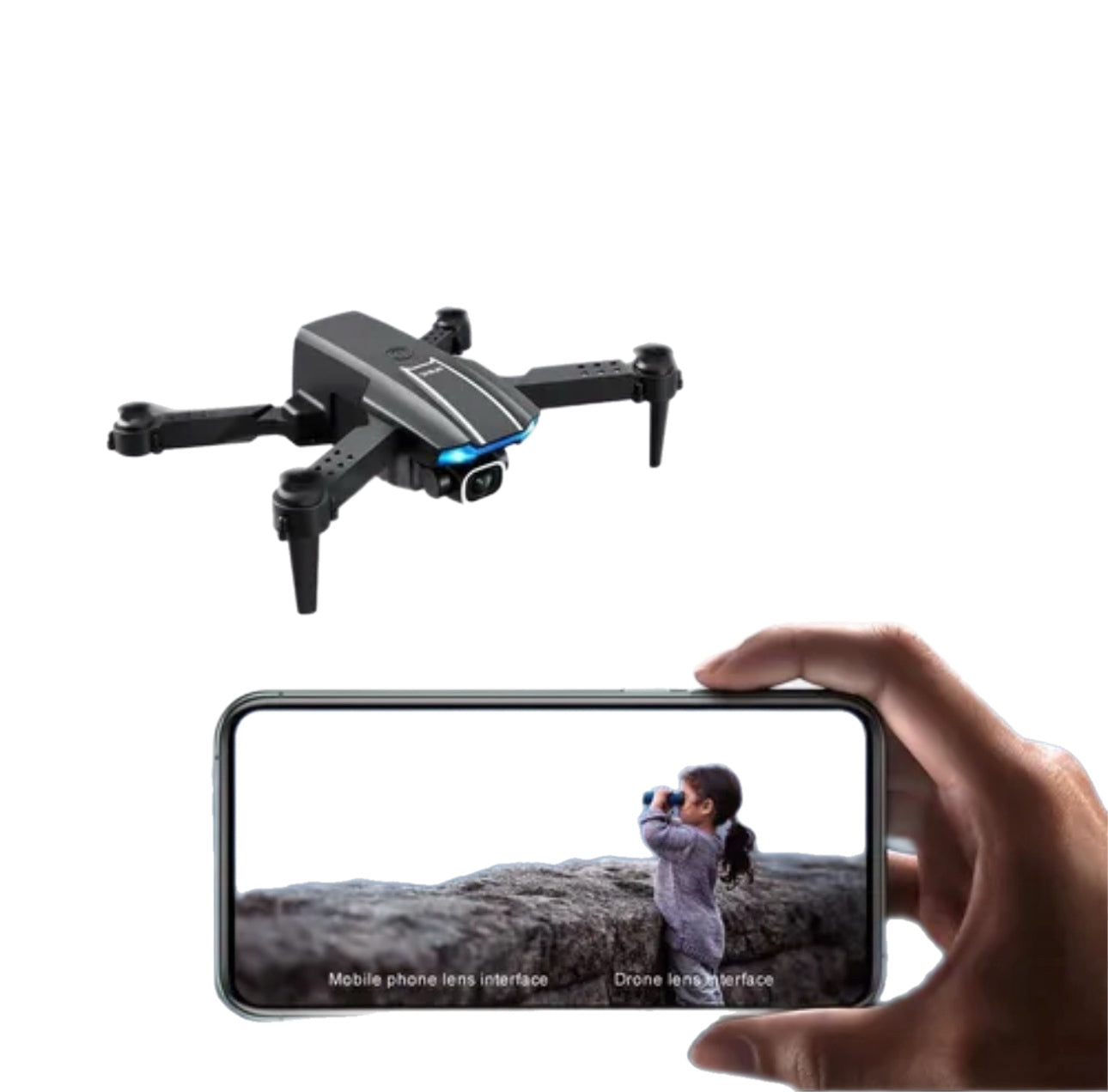 MINI DRONE PLEGABLE